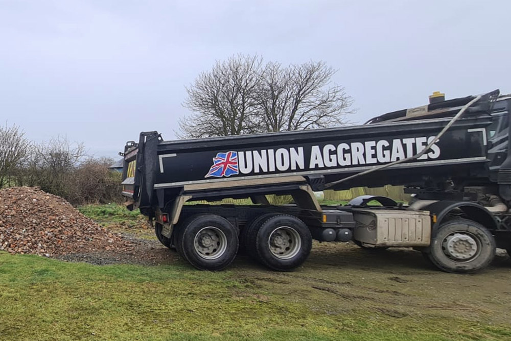 union aggregates truck